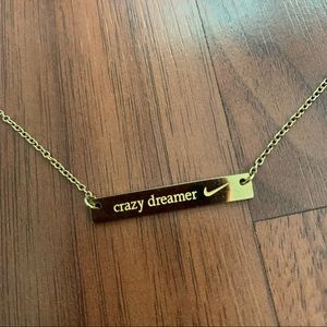 Nike 'Crazy Dreamer' Gold Chain Necklace